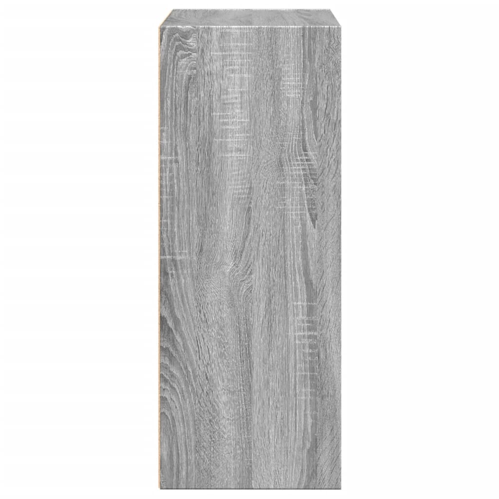 vidaXL Bibliotecă, gri sonoma, 60x30x77 cm, lemn prelucrat vidaXL Bibliotecă, gri sonoma, 60x30x77 cm, lemn prelucrat