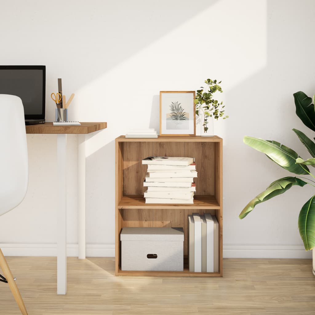 vidaXL Bibliotecă, stejar artizanal, 60x30x77 cm, lemn prelucrat