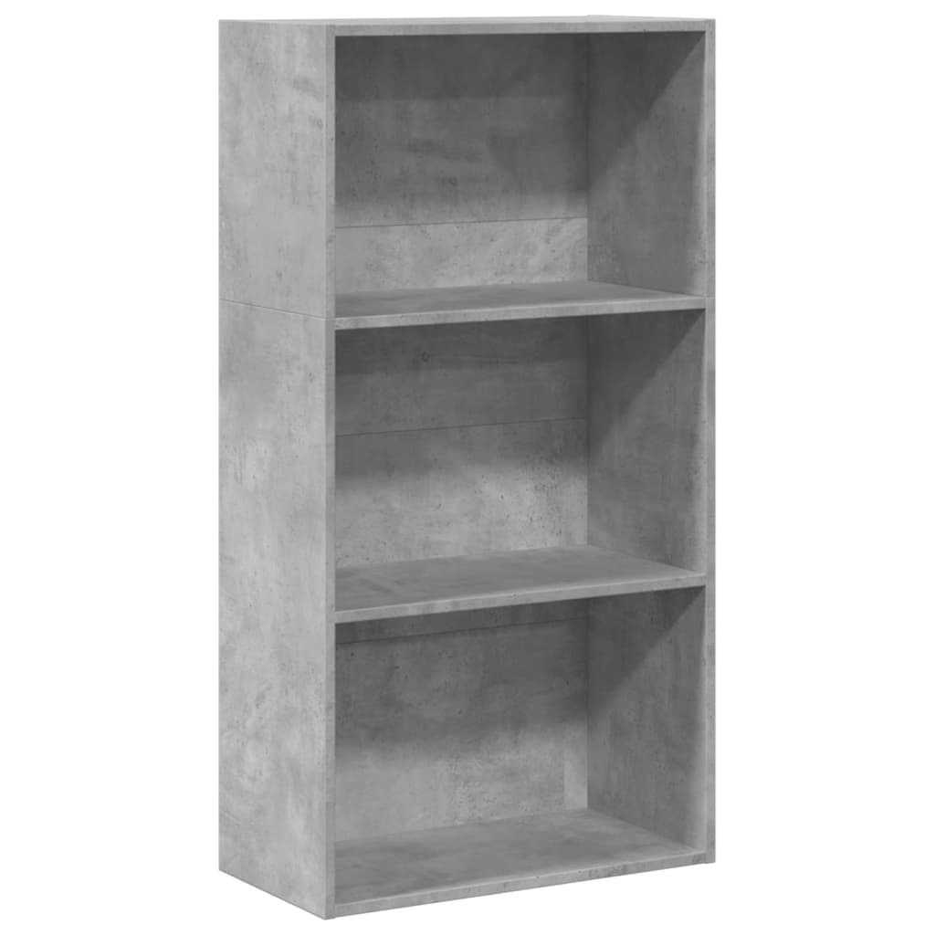 vidaXL Bibliotecă, gri beton, 60x30x114 cm, lemn prelucrat vidaXL Bibliotecă, gri beton, 60x30x114 cm, lemn prelucrat