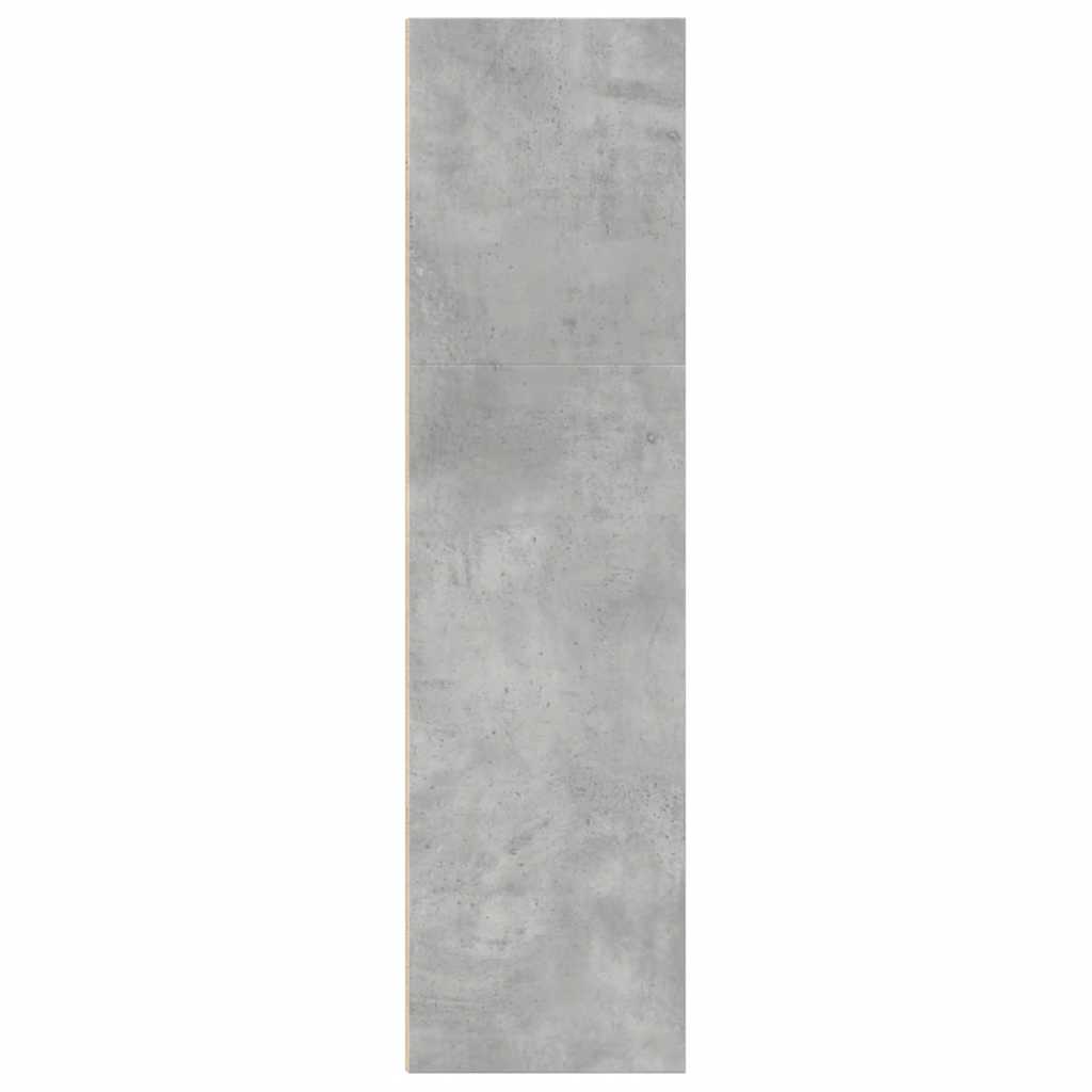 vidaXL Bibliotecă, gri beton, 60x30x114 cm, lemn prelucrat vidaXL Bibliotecă, gri beton, 60x30x114 cm, lemn prelucrat