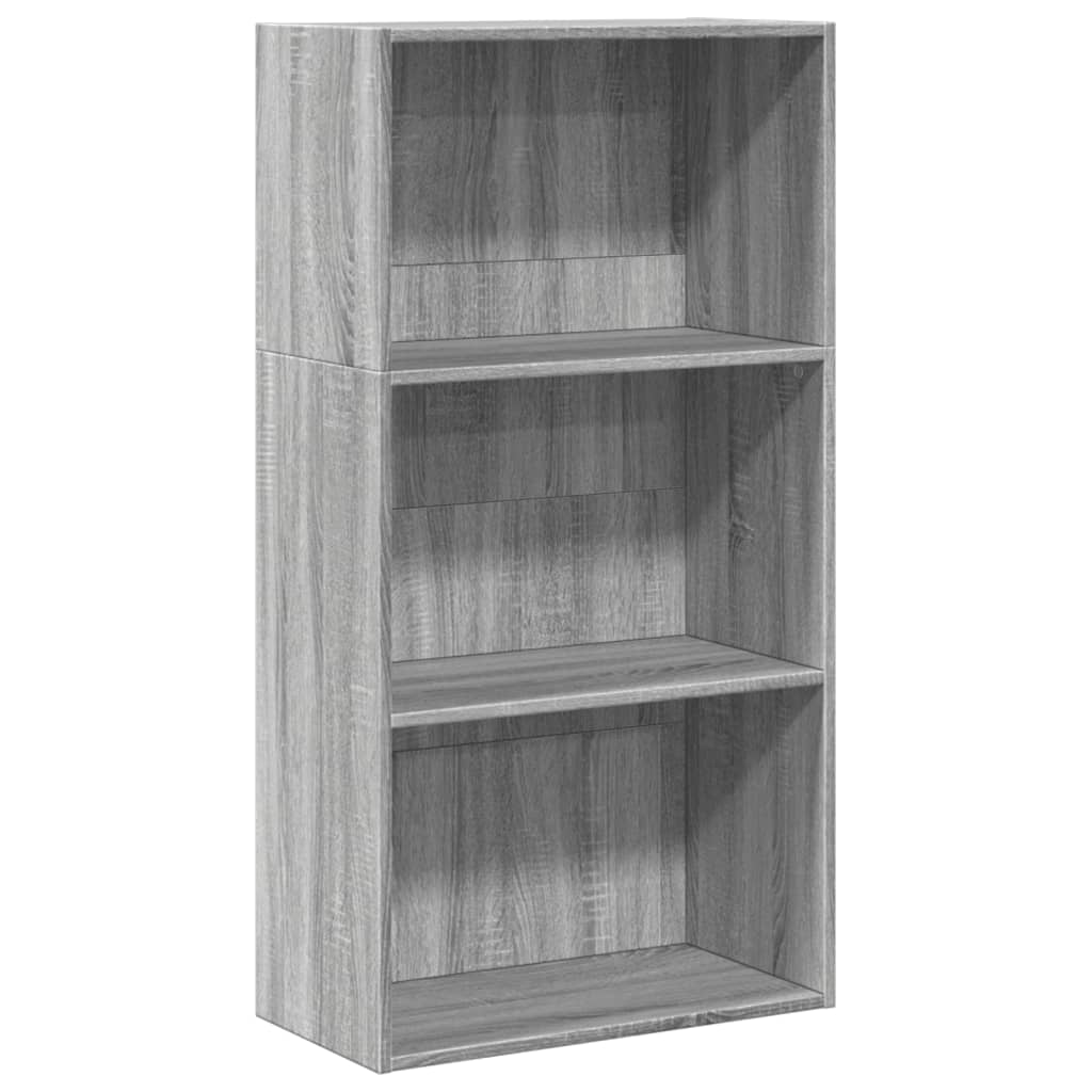 vidaXL Bibliotecă, gri sonoma, 60x30x114 cm, lemn prelucrat vidaXL Bibliotecă, gri sonoma, 60x30x114 cm, lemn prelucrat