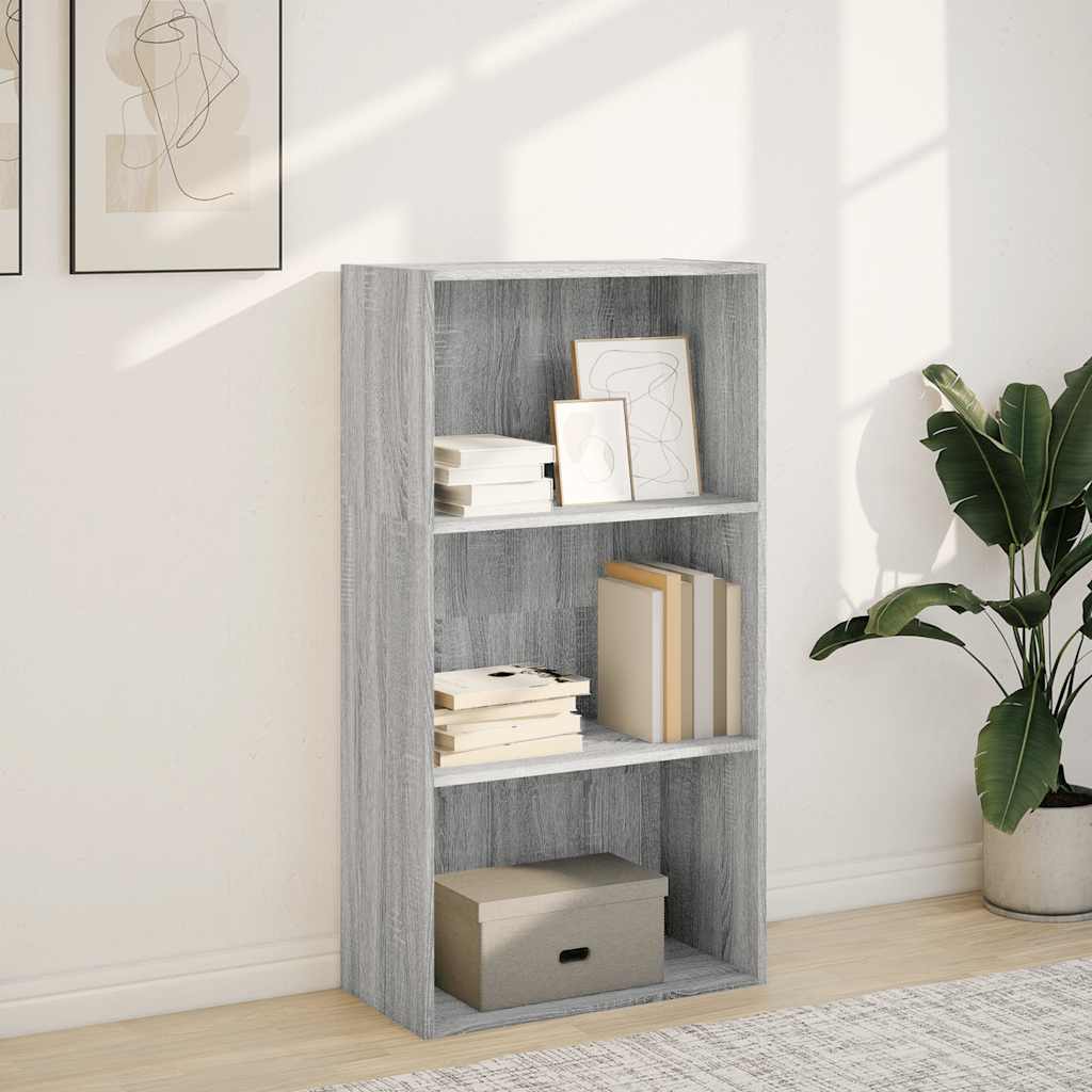 vidaXL Bibliotecă, gri sonoma, 60x30x114 cm, lemn prelucrat vidaXL Bibliotecă, gri sonoma, 60x30x114 cm, lemn prelucrat