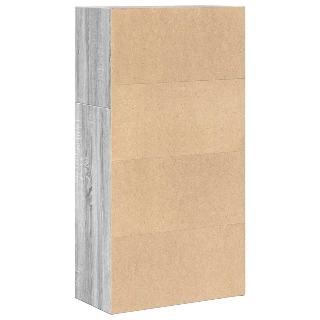 vidaXL Bibliotecă, gri sonoma, 60x30x114 cm, lemn prelucrat vidaXL Bibliotecă, gri sonoma, 60x30x114 cm, lemn prelucrat