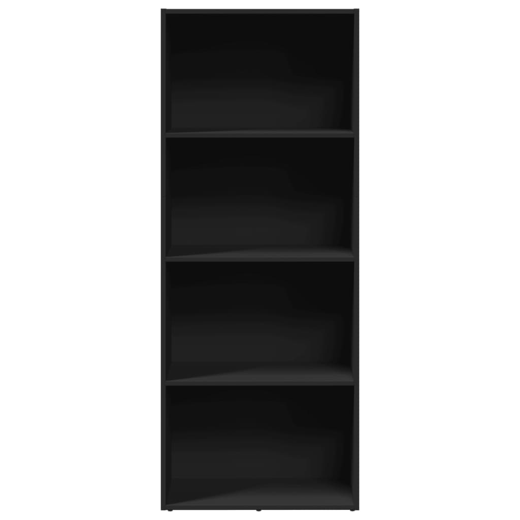 vidaXL Bibliotecă, negru, 60x30x152 cm, lemn prelucrat vidaXL Bibliotecă, negru, 60x30x152 cm, lemn prelucrat