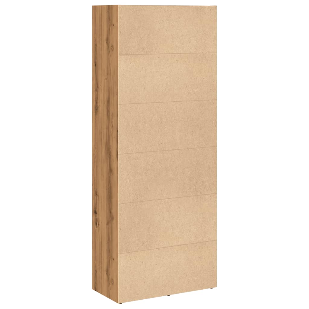 vidaXL Bibliotecă, stejar artizanal, 60x30x152 cm, lemn prelucrat