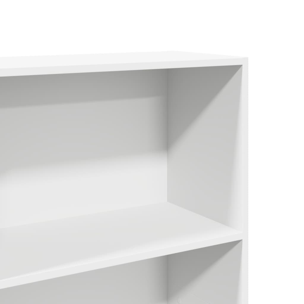 vidaXL Bibliotecă, alb, 60x30x189 cm, lemn prelucrat vidaXL Bibliotecă, alb, 60x30x189 cm, lemn prelucrat