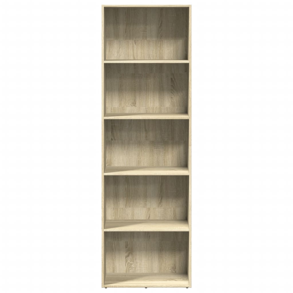 vidaXL Bibliotecă, stejar sonoma, 60x30x189 cm, lemn prelucrat vidaXL Bibliotecă, stejar sonoma, 60x30x189 cm, lemn prelucrat