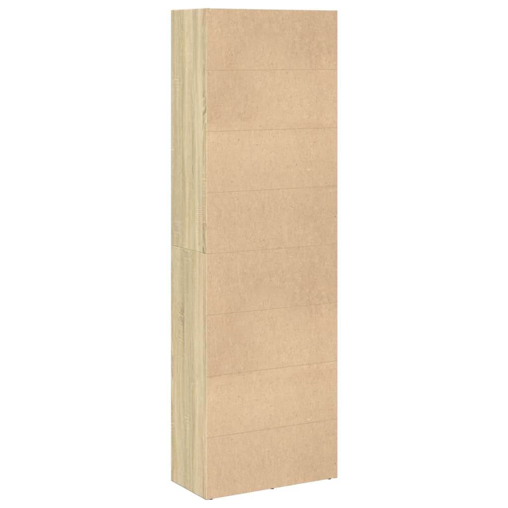 vidaXL Bibliotecă, stejar sonoma, 60x30x189 cm, lemn prelucrat vidaXL Bibliotecă, stejar sonoma, 60x30x189 cm, lemn prelucrat