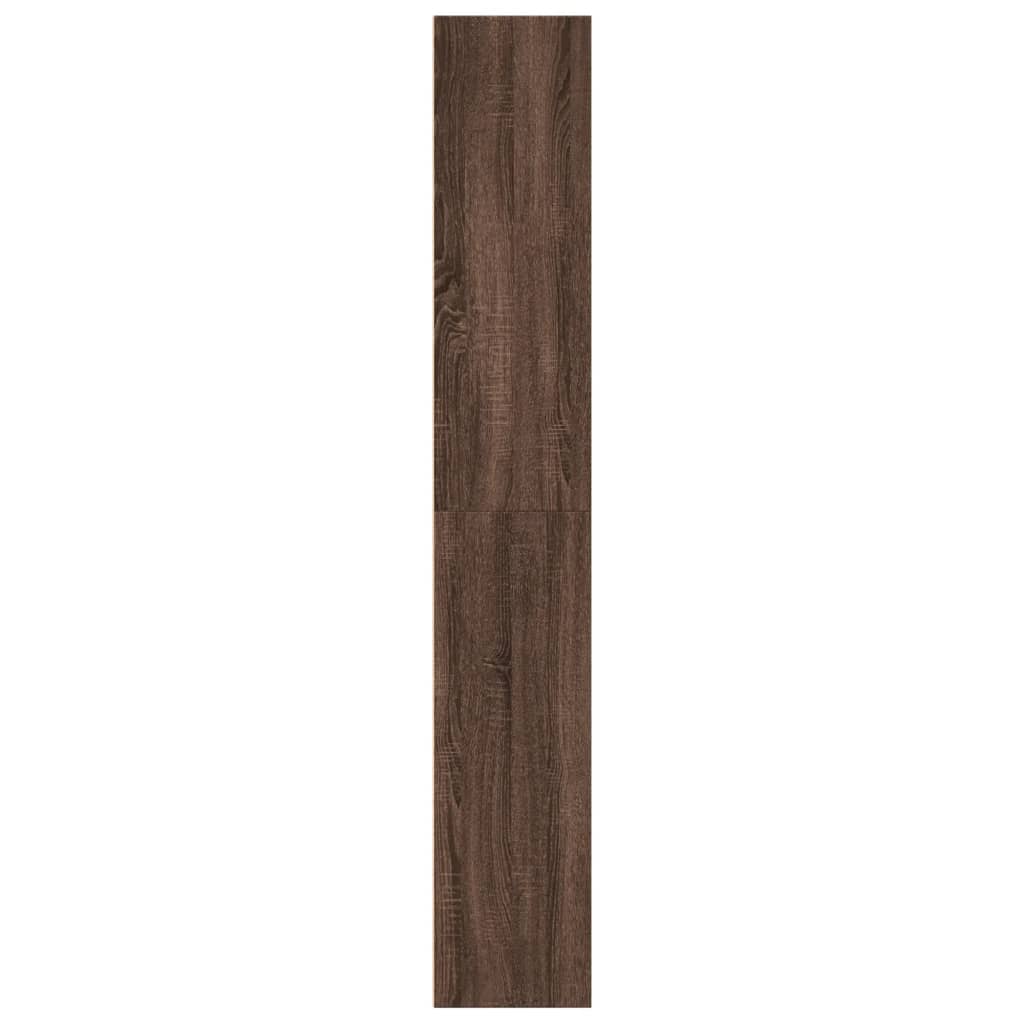 vidaXL Bibliotecă, stejar maro, 60x30x189 cm, lemn prelucrat vidaXL Bibliotecă, stejar maro, 60x30x189 cm, lemn prelucrat