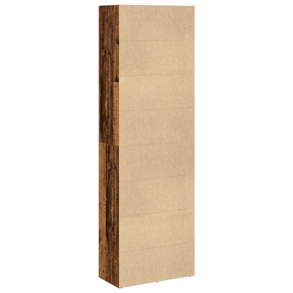 vidaXL Bibliotecă, lemn vechi, 60x30x189 cm, lemn prelucrat vidaXL Bibliotecă, lemn vechi, 60x30x189 cm, lemn prelucrat