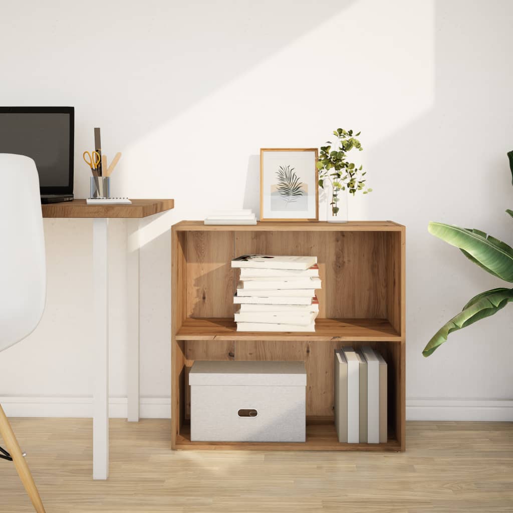 vidaXL Bibliotecă, stejar artizanal, 80x30x77 cm, lemn prelucrat