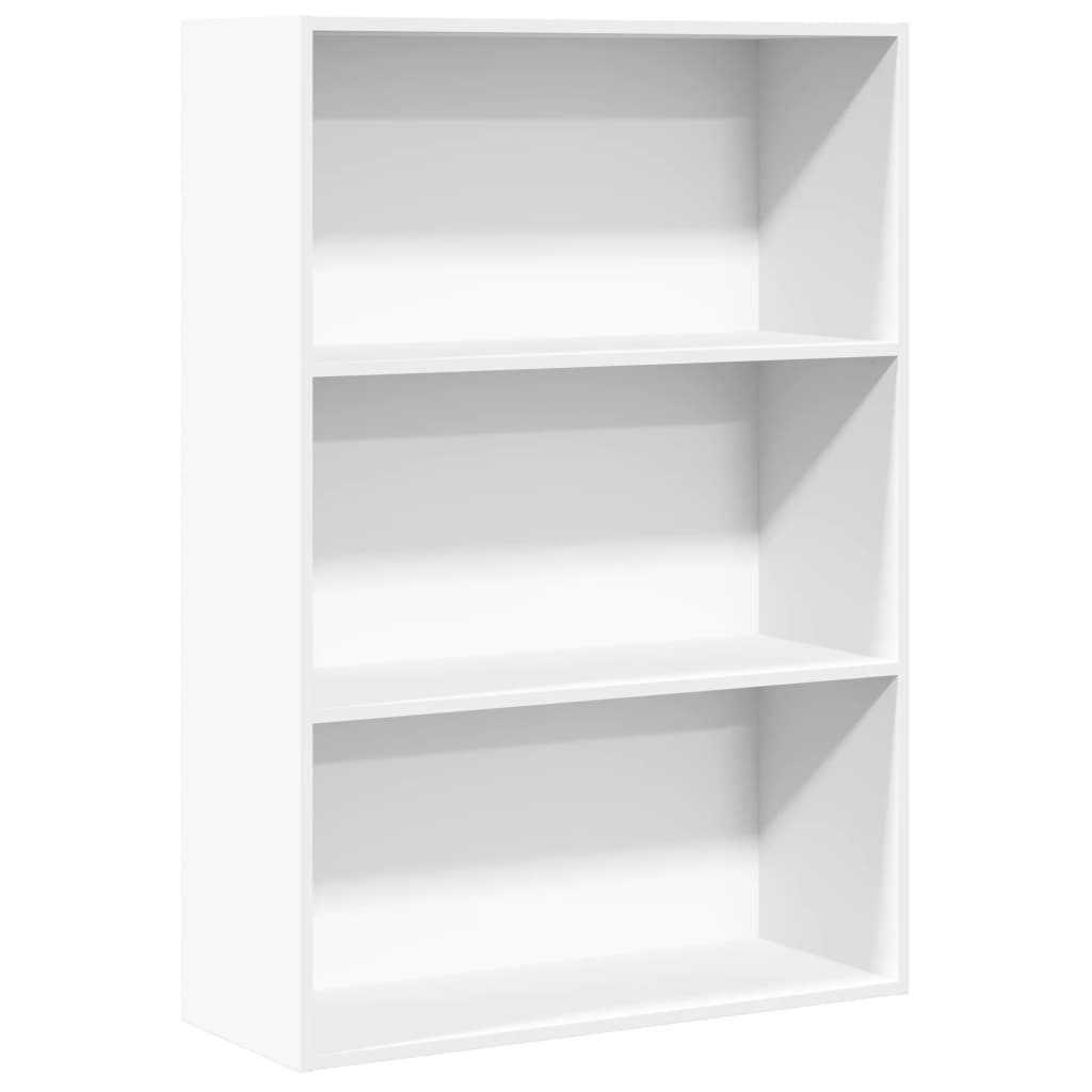 vidaXL Bibliotecă, alb, 80x30x114 cm, lemn prelucrat