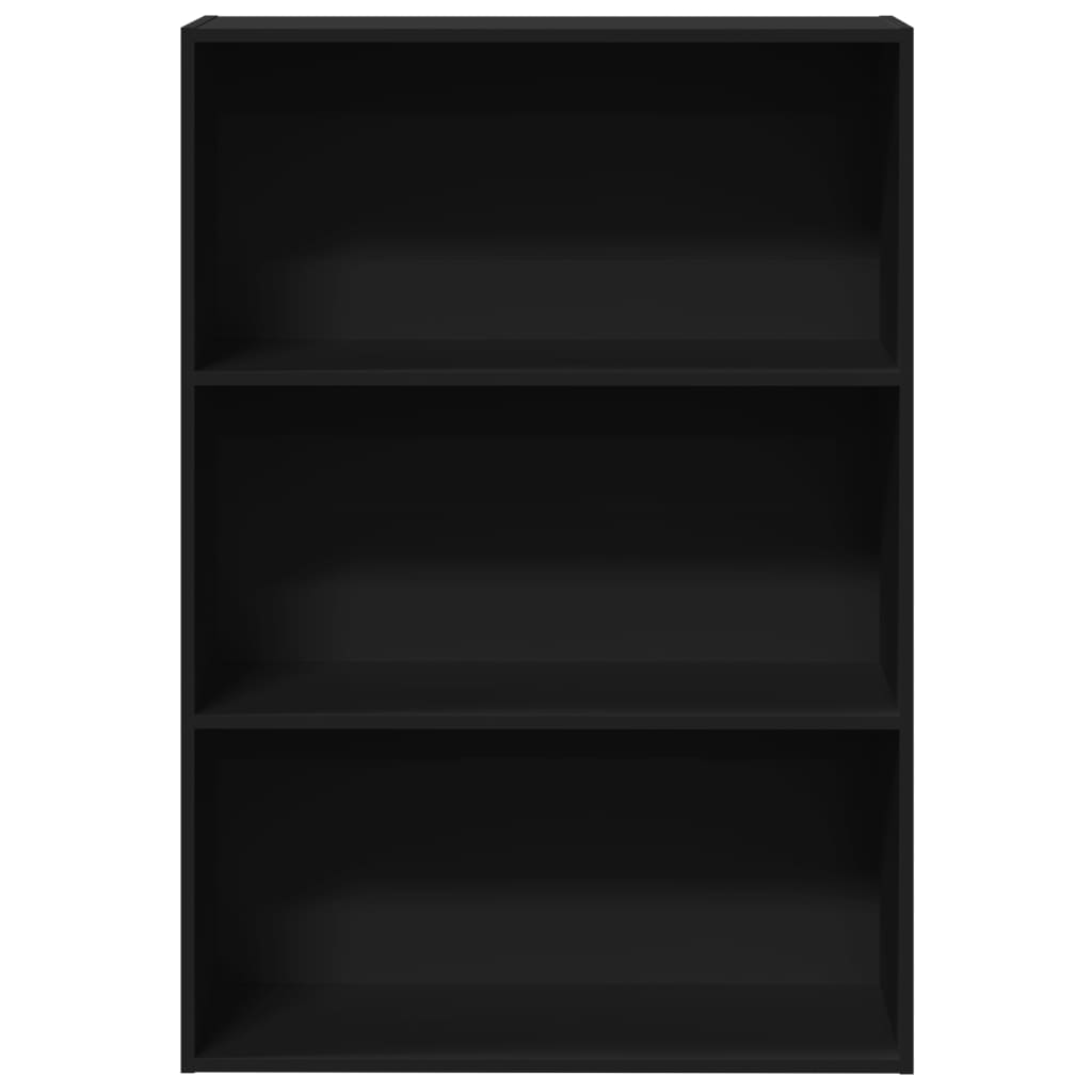 vidaXL Bibliotecă, negru, 80x30x114 cm, lemn prelucrat vidaXL Bibliotecă, negru, 80x30x114 cm, lemn prelucrat