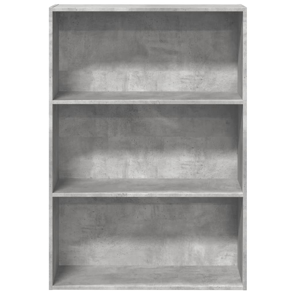 vidaXL Bibliotecă, gri beton, 80x30x114 cm, lemn prelucrat vidaXL Bibliotecă, gri beton, 80x30x114 cm, lemn prelucrat
