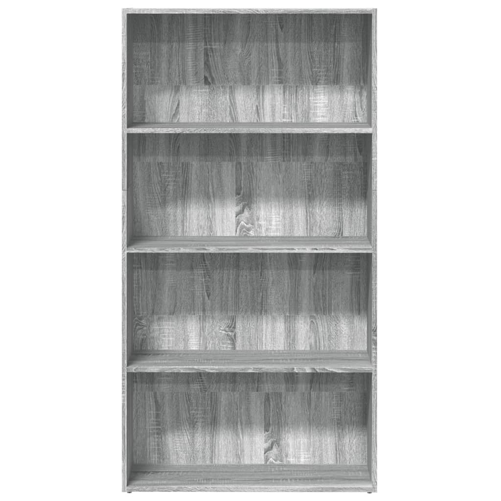 vidaXL Bibliotecă, gri sonoma, 80x30x152 cm, lemn prelucrat vidaXL Bibliotecă, gri sonoma, 80x30x152 cm, lemn prelucrat