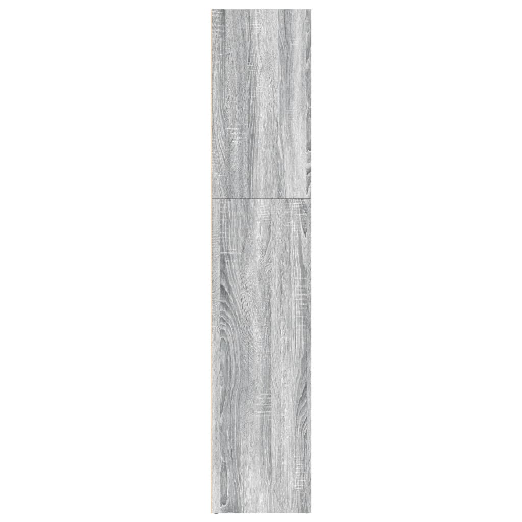 vidaXL Bibliotecă, gri sonoma, 80x30x152 cm, lemn prelucrat vidaXL Bibliotecă, gri sonoma, 80x30x152 cm, lemn prelucrat