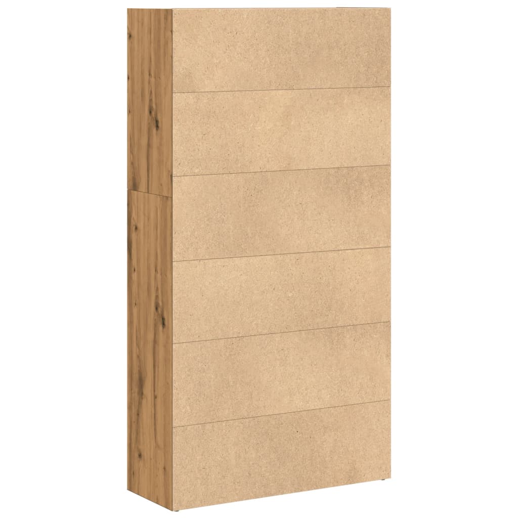 vidaXL Bibliotecă, stejar artizanal, 80x30x152 cm, lemn prelucrat