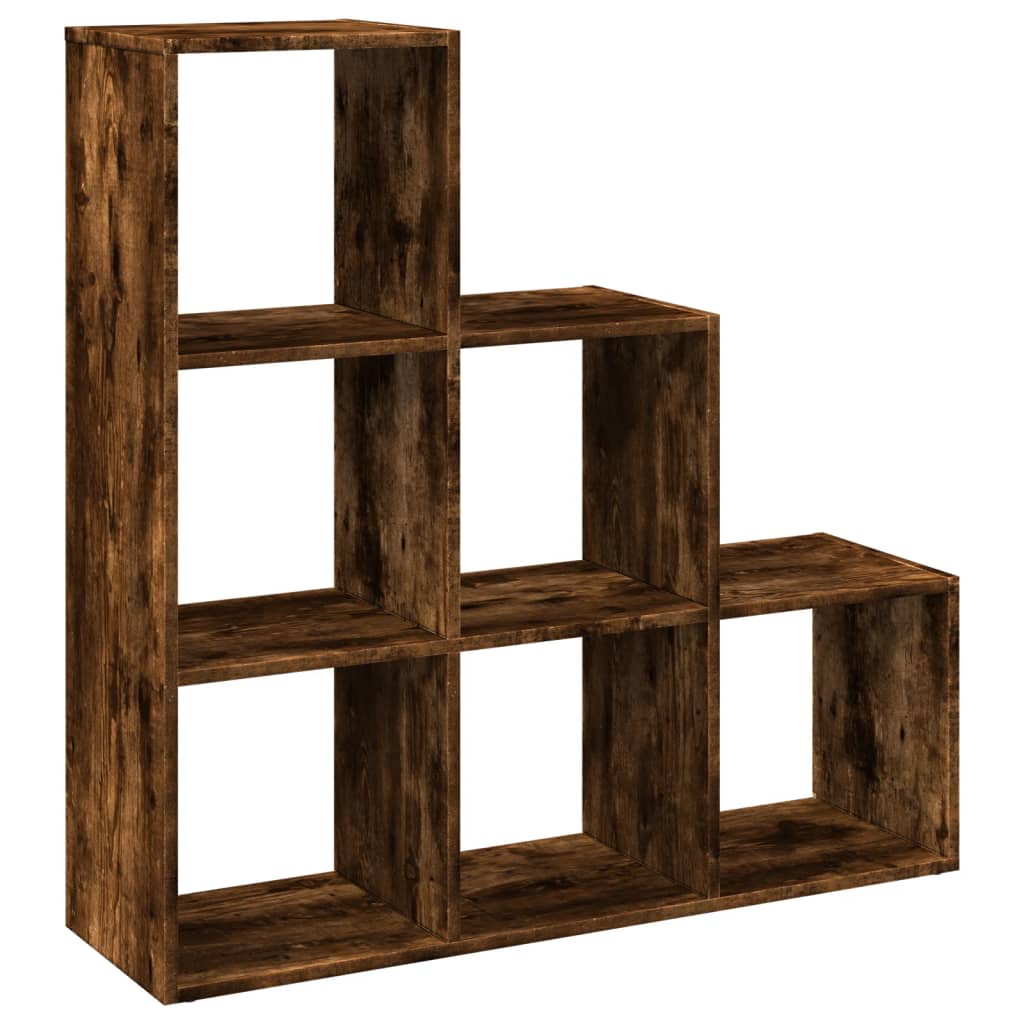 vidaXL Bibliotecă/separator cameră 3 niveluri stejar 99x29x99 cm lemn vidaXL Bibliotecă/separator cameră 3 niveluri stejar 99x29x99 cm lemn