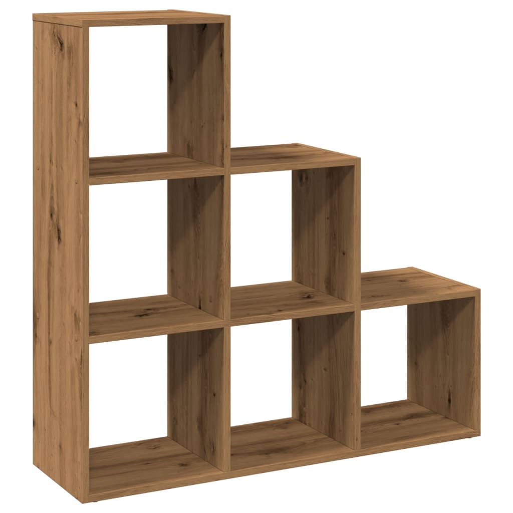 vidaXL Bibliotecă/separator 3 nivel stejar artizanal 99x29x99 cm lemn vidaXL Bibliotecă/separator 3 nivel stejar artizanal 99x29x99 cm lemn