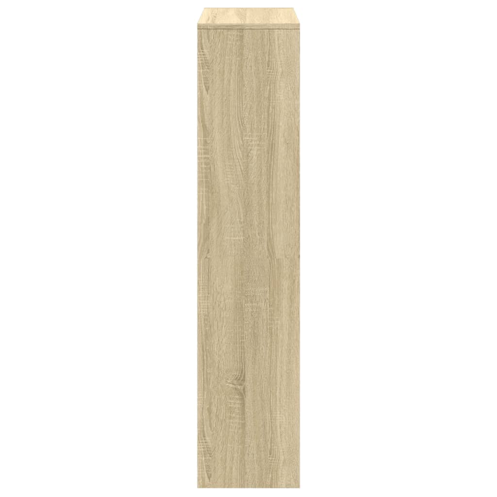 vidaXL Bibliotecă/separator cameră stejar sonoma 131,5x29x131,5cm lemn vidaXL Bibliotecă/separator cameră stejar sonoma 131,5x29x131,5cm lemn