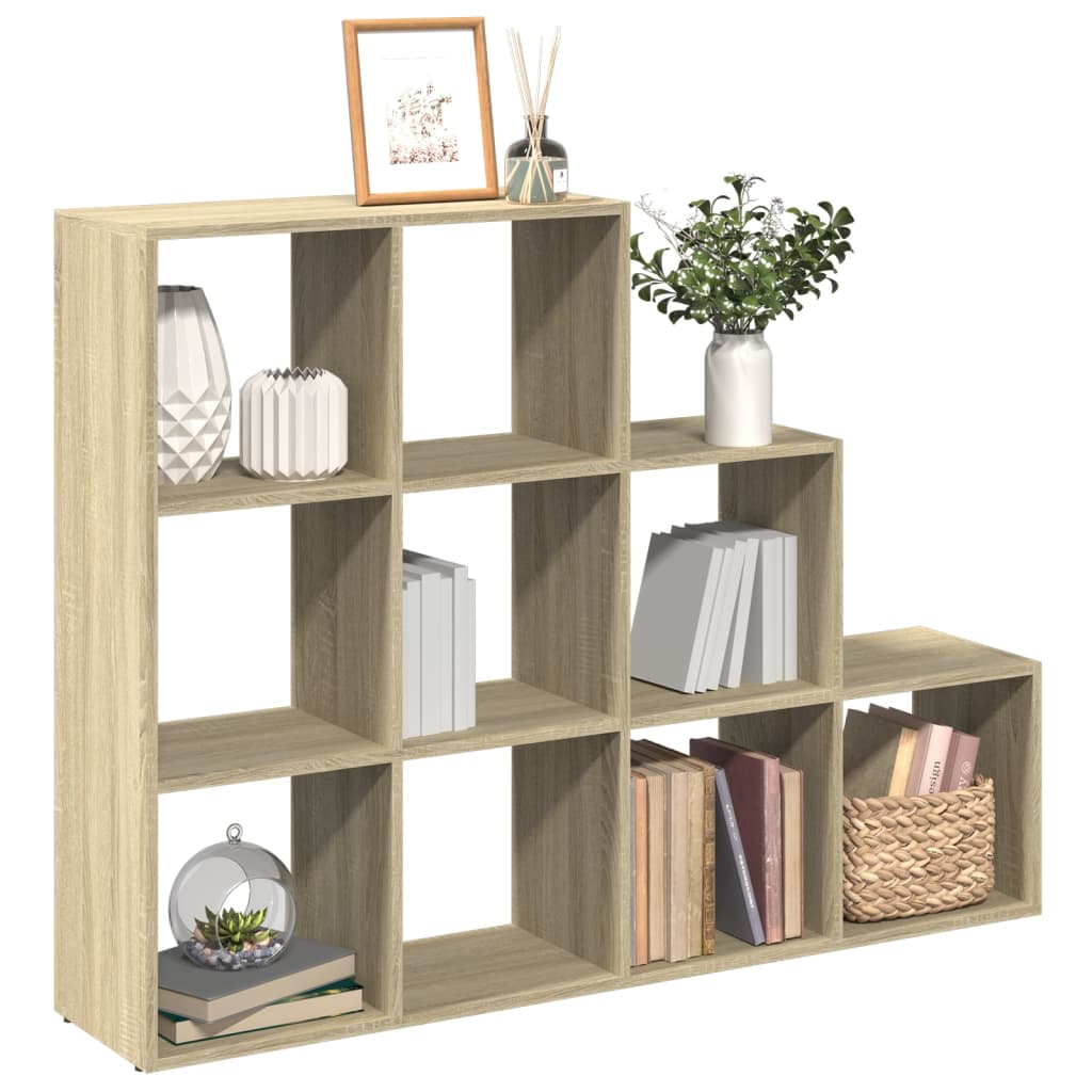 vidaXL Bibliotecă/separator cameră stejar sonoma 137,5x29x103,5cm lemn vidaXL Bibliotecă/separator cameră stejar sonoma 137,5x29x103,5cm lemn