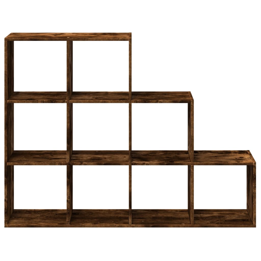 vidaXL Bibliotecă/separator stejar fumuriu 137,5x29x103,5 cm lemn vidaXL Bibliotecă/separator stejar fumuriu 137,5x29x103,5 cm lemn