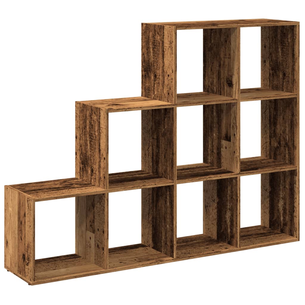 vidaXL Bibliotecă/separator cameră lemn vechi 137,5x29x103,5 cm lemn