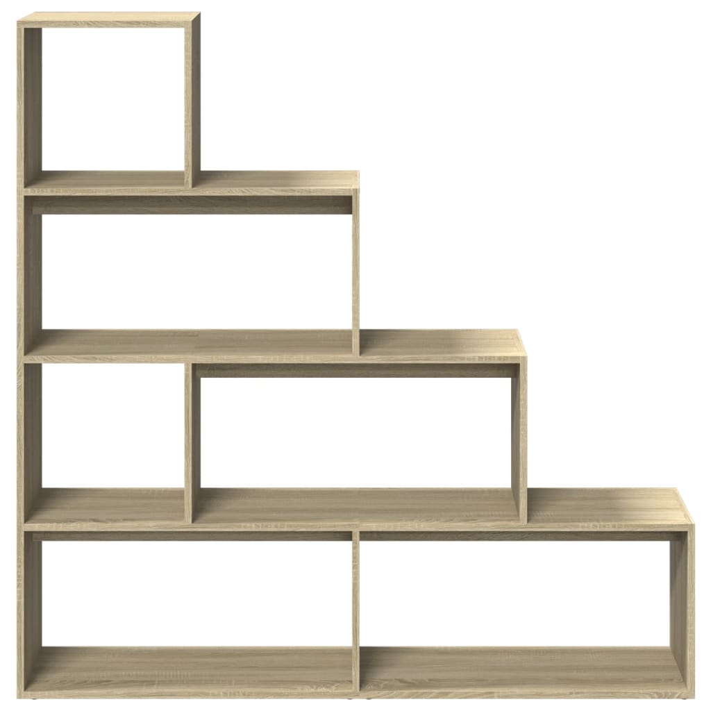 vidaXL Bibliotecă/separator cameră stejar sonoma 143,5x29x143,5cm lemn vidaXL Bibliotecă/separator cameră stejar sonoma 143,5x29x143,5cm lemn