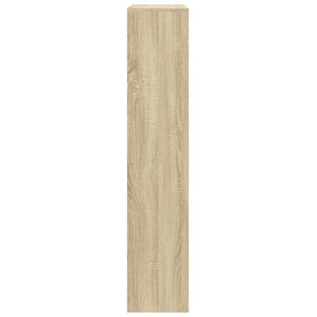 vidaXL Bibliotecă/separator cameră stejar sonoma 143,5x29x143,5cm lemn vidaXL Bibliotecă/separator cameră stejar sonoma 143,5x29x143,5cm lemn