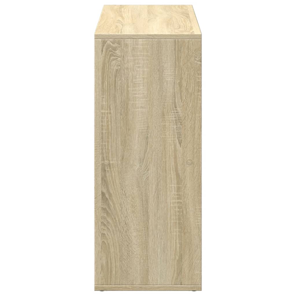 vidaXL Bibliotecă/separator cameră stejar sonoma 69,5x29x69,5 cm lemn