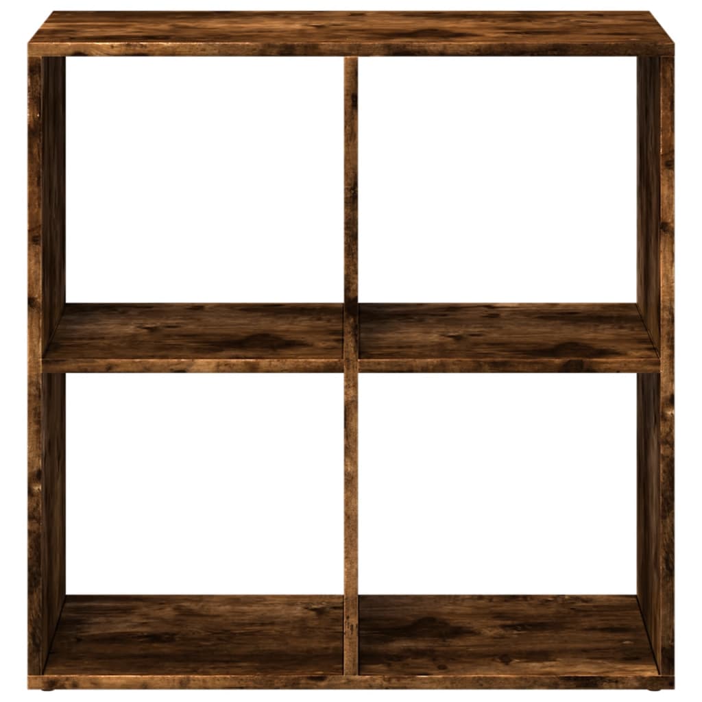 vidaXL Bibliotecă/separator cameră stejar fumuriu 69,5x29x69,5 cm lemn