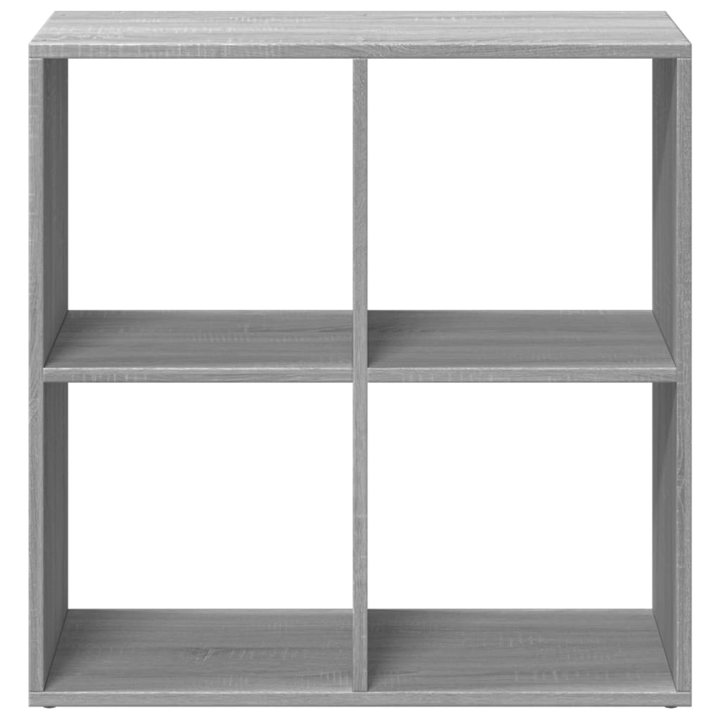 vidaXL Bibliotecă/separator cameră gri sonoma 69,5x29x69,5 cm lemn vidaXL Bibliotecă/separator cameră gri sonoma 69,5x29x69,5 cm lemn