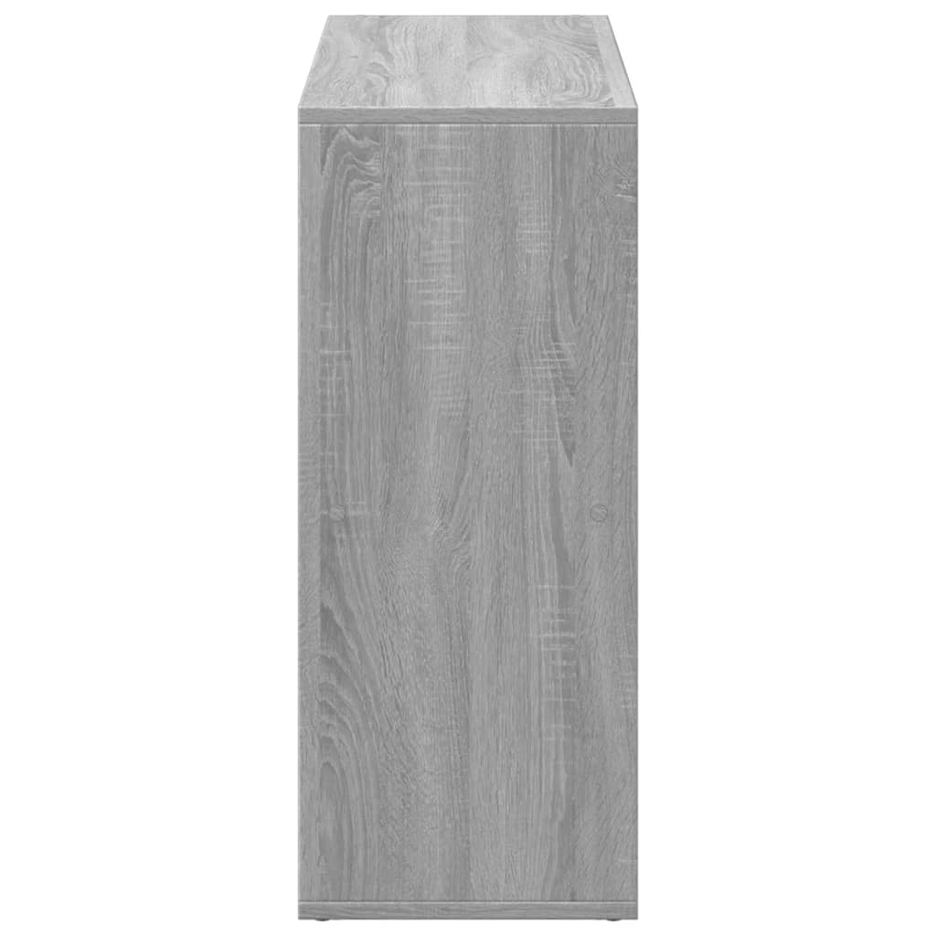 vidaXL Bibliotecă/separator cameră gri sonoma 69,5x29x69,5 cm lemn vidaXL Bibliotecă/separator cameră gri sonoma 69,5x29x69,5 cm lemn