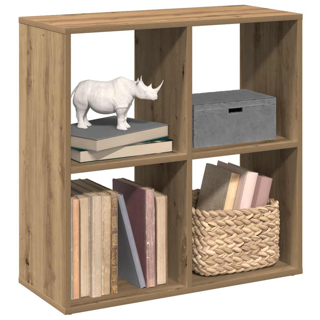 vidaXL Bibliotecă/separator, stejar artizanal, 69,5x29x69,5 cm, lemn vidaXL Bibliotecă/separator, stejar artizanal, 69,5x29x69,5 cm, lemn