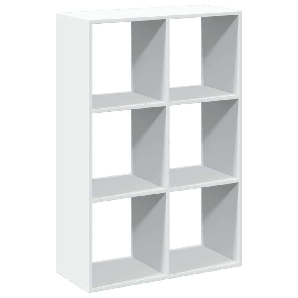 vidaXL Bibliotecă/separator cameră alb 69,5x29x103,5 cm lemn prelucrat
