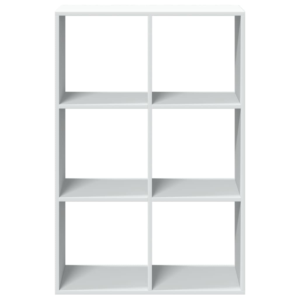 vidaXL Bibliotecă/separator cameră alb 69,5x29x103,5 cm lemn prelucrat