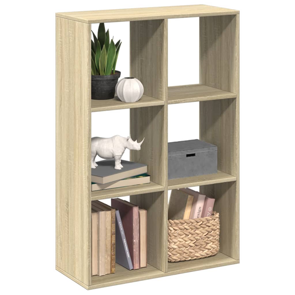 vidaXL Bibliotecă/separator cameră stejar sonoma 69,5x29x103,5 cm lemn vidaXL Bibliotecă/separator cameră stejar sonoma 69,5x29x103,5 cm lemn