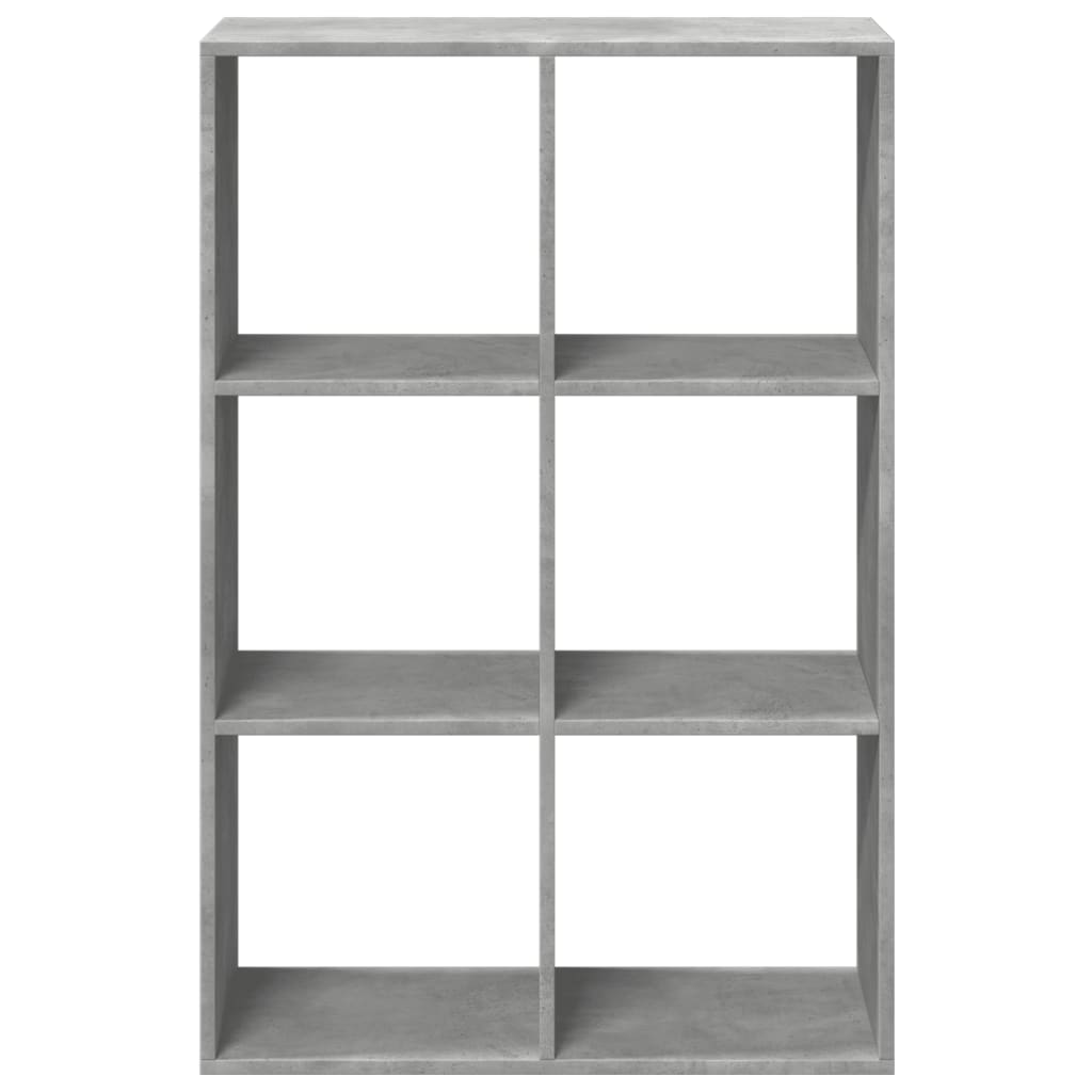 vidaXL Bibliotecă/separator cameră gri beton 69,5x29x103,5 cm lemn vidaXL Bibliotecă/separator cameră gri beton 69,5x29x103,5 cm lemn