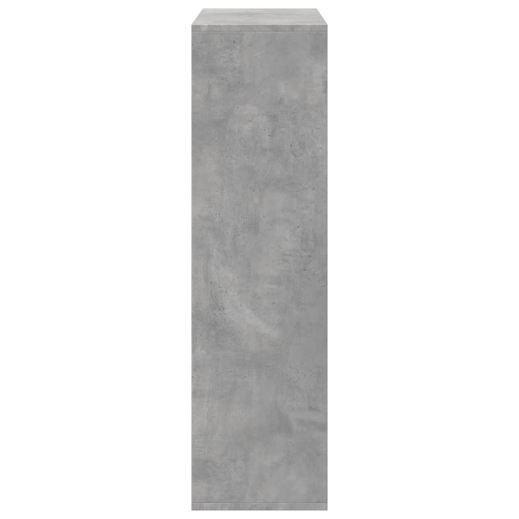 vidaXL Bibliotecă/separator cameră gri beton 69,5x29x103,5 cm lemn vidaXL Bibliotecă/separator cameră gri beton 69,5x29x103,5 cm lemn