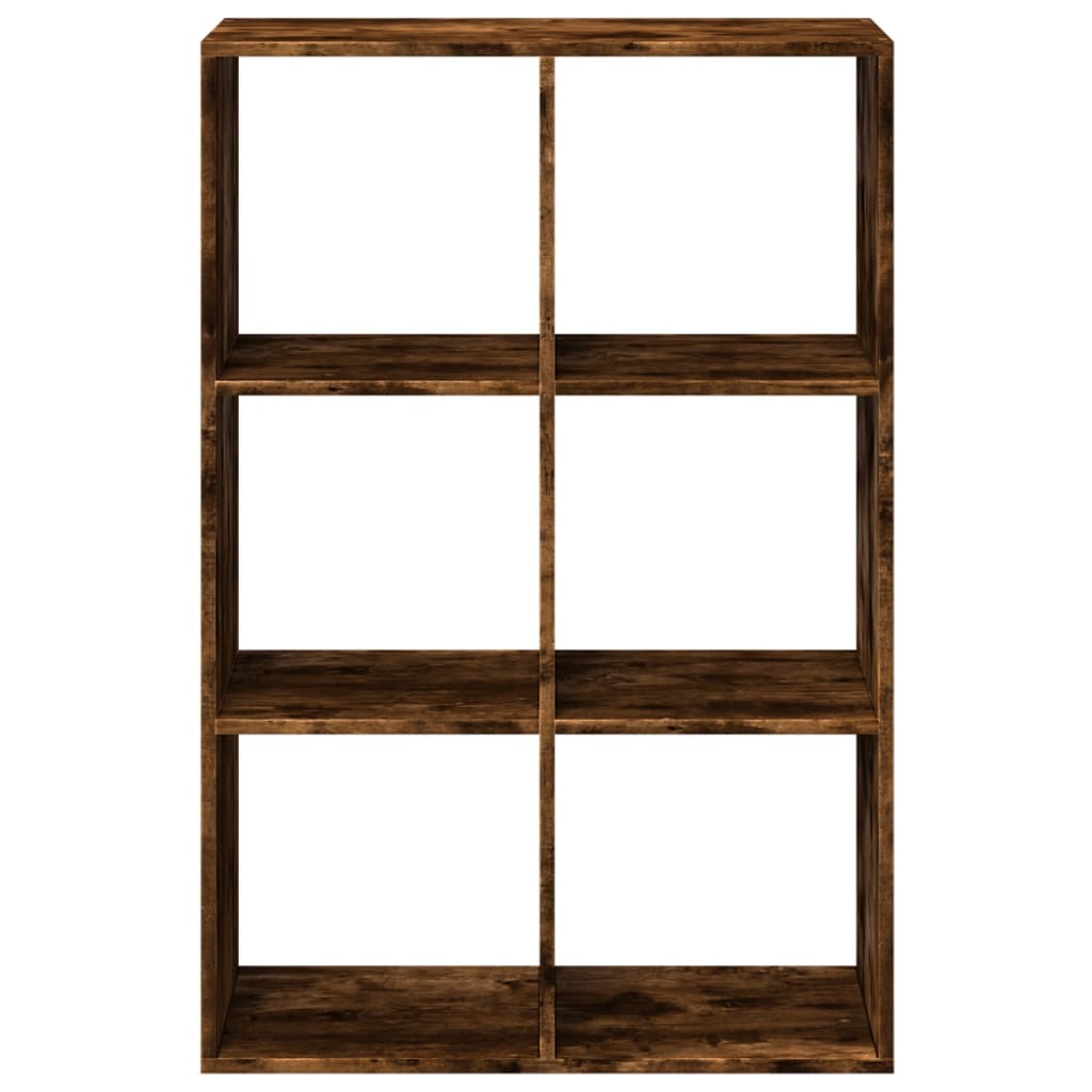 vidaXL Bibliotecă/separator cameră stejar fumuriu 69,5x29x103,5cm lemn