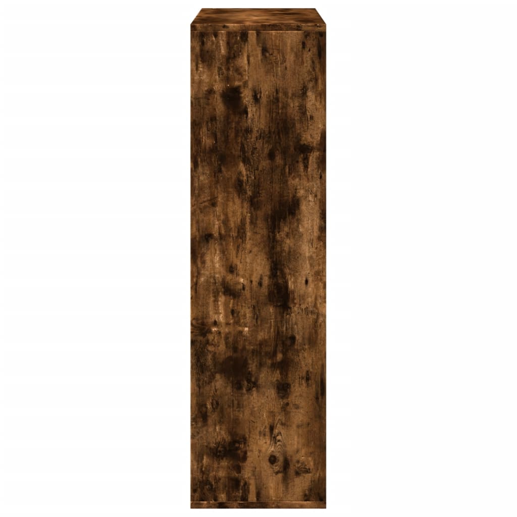 vidaXL Bibliotecă/separator cameră stejar fumuriu 69,5x29x103,5cm lemn