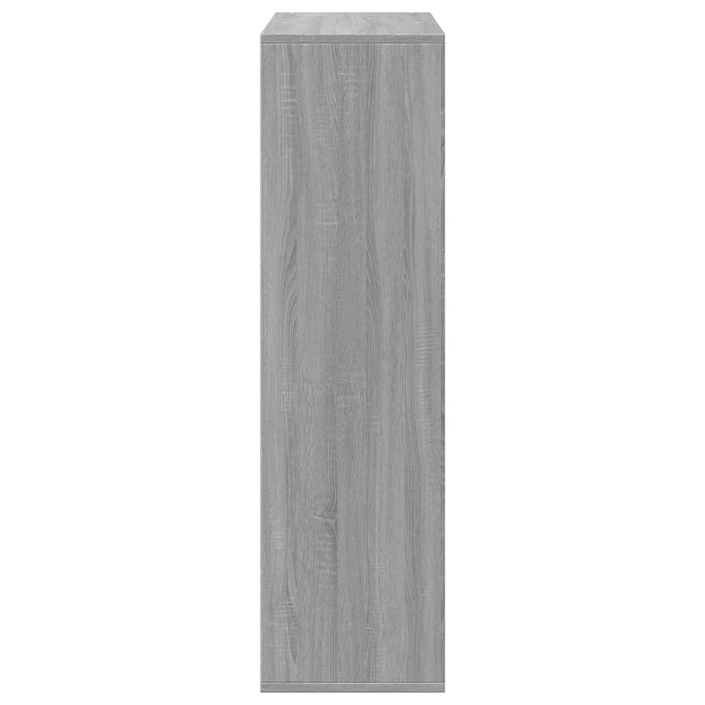 vidaXL Bibliotecă/separator cameră gri sonoma 69,5x29x103,5 cm lemn vidaXL Bibliotecă/separator cameră gri sonoma 69,5x29x103,5 cm lemn