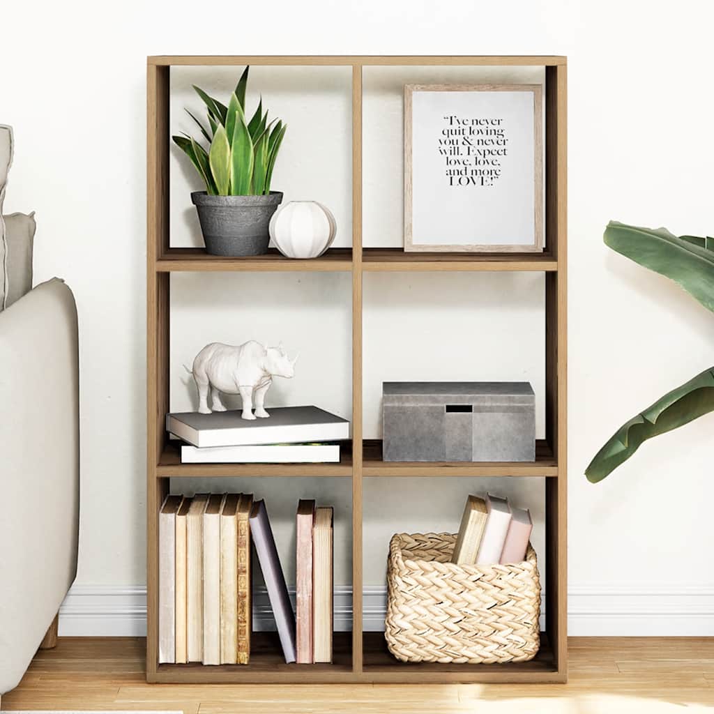 vidaXL Bibliotecă/separator, stejar artizanal, 69,5x29x103,5 cm, lemn vidaXL Bibliotecă/separator, stejar artizanal, 69,5x29x103,5 cm, lemn
