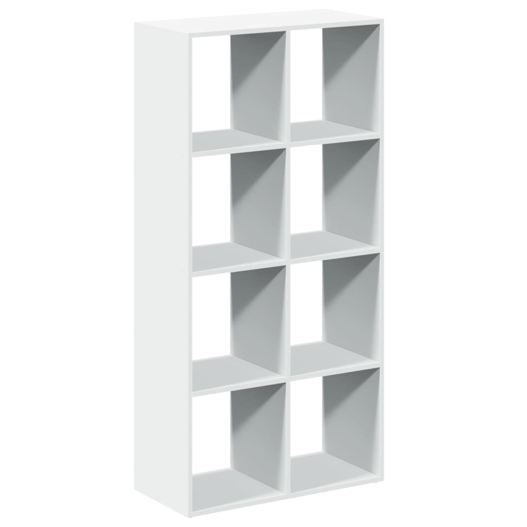 vidaXL Bibliotecă/separator cameră alb 69,5x29x137,5 cm lemn prelucrat