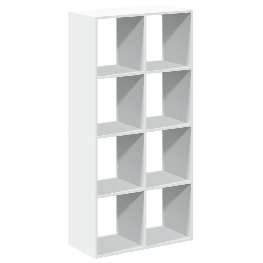 vidaXL Bibliotecă/separator cameră alb 69,5x29x137,5 cm lemn prelucrat