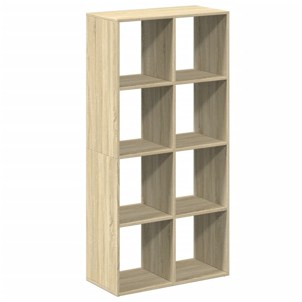 vidaXL Bibliotecă/separator cameră stejar sonoma 69,5x29x137,5 cm lemn