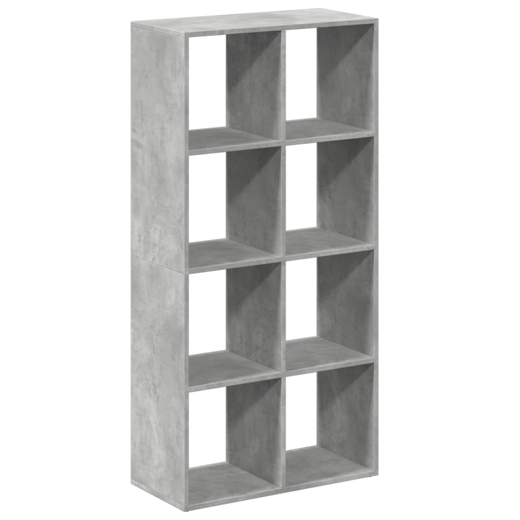 vidaXL Bibliotecă/separator cameră gri beton 69,5x29x137,5 cm lemn vidaXL Bibliotecă/separator cameră gri beton 69,5x29x137,5 cm lemn