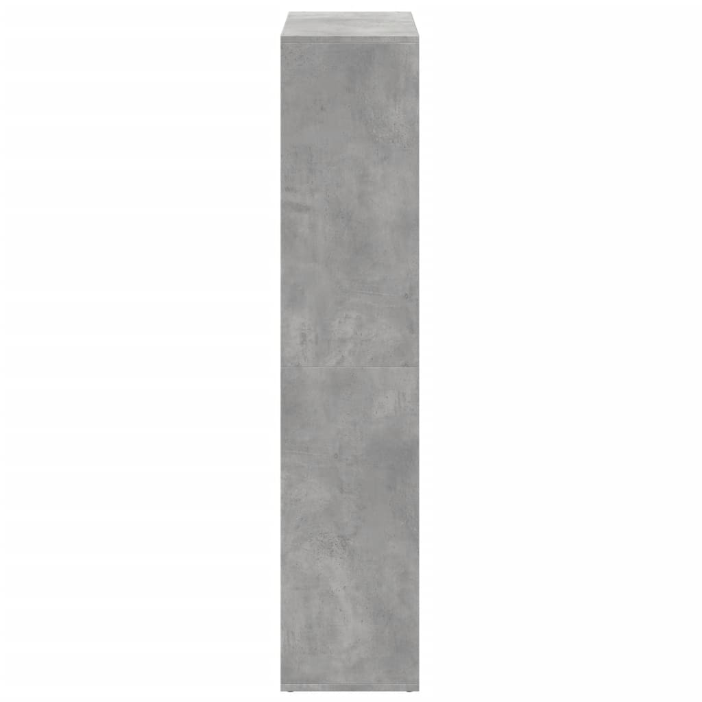 vidaXL Bibliotecă/separator cameră gri beton 69,5x29x137,5 cm lemn vidaXL Bibliotecă/separator cameră gri beton 69,5x29x137,5 cm lemn