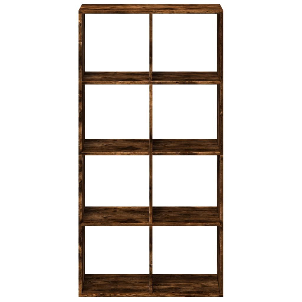 vidaXL Bibliotecă/separator cameră stejar fumuriu 69,5x29x137,5cm lemn vidaXL Bibliotecă/separator cameră stejar fumuriu 69,5x29x137,5cm lemn