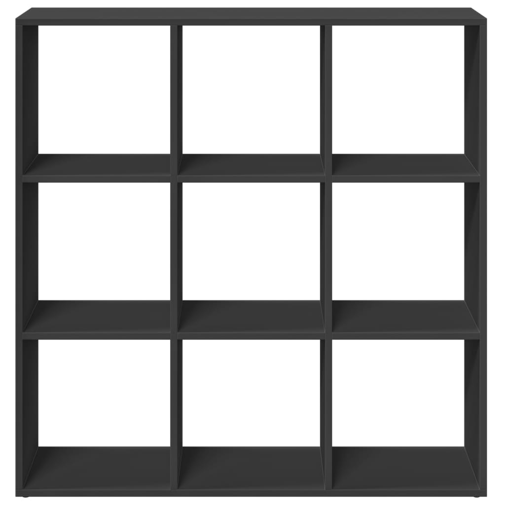 vidaXL Bibliotecă/separator cameră negru 102x29x103,5 cm lemn